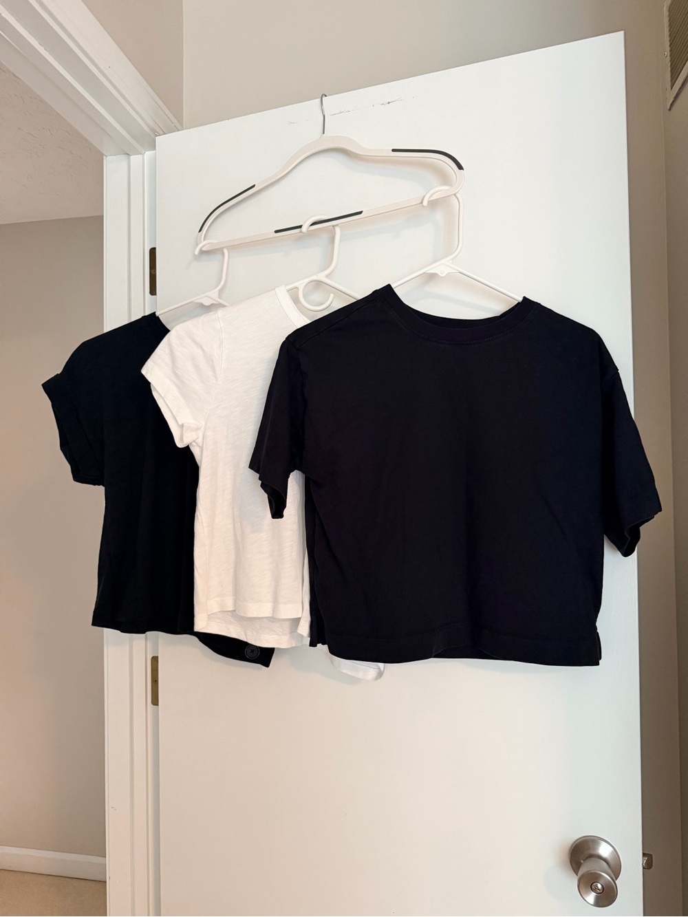 Bundle of 3 Boxy Crop Short Sleeve Tee - Banana Republic, Loft, J Crew